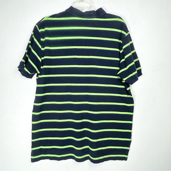 Polo Ralph Lauren’s | men’s blue and green striped polo shirt collared XL - Picture 5 of 15